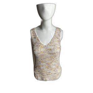 LOFT Women's Knit Top V Neck Size XSP Sleeveless Top Casual Knit Top EUC